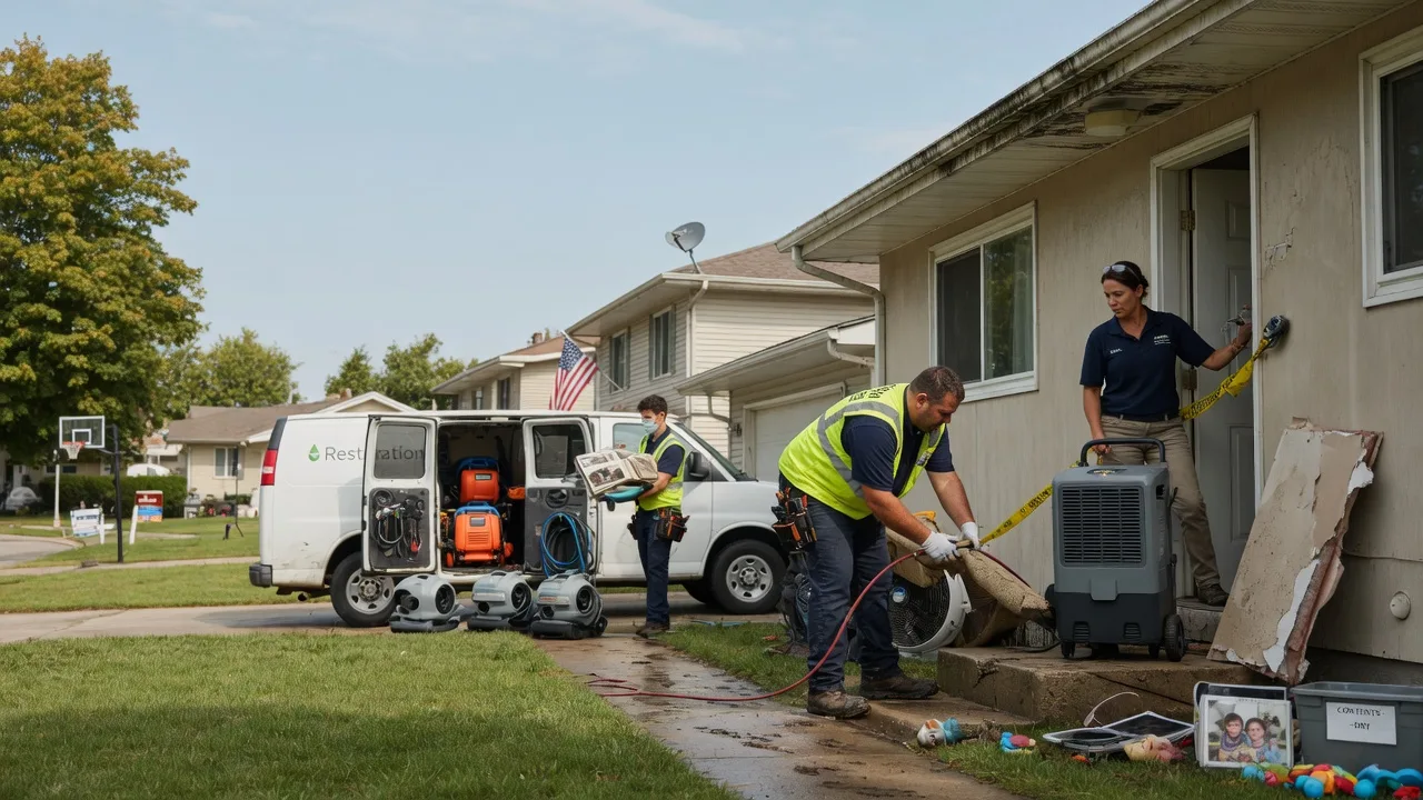 Water Damage Restoration in Huntsville, OH near me